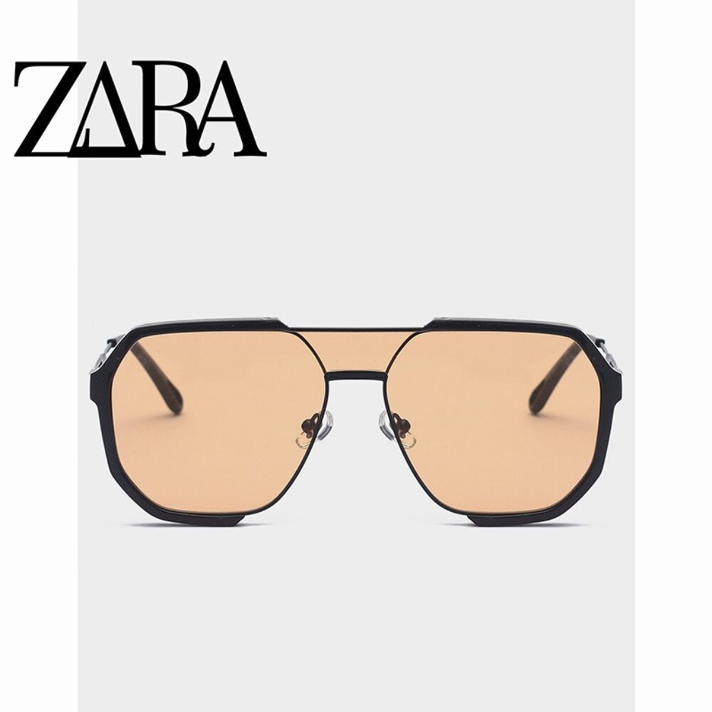 Black Frame Brown Sunglasses Large Frame Glasses Sun Protection Sunglasses
